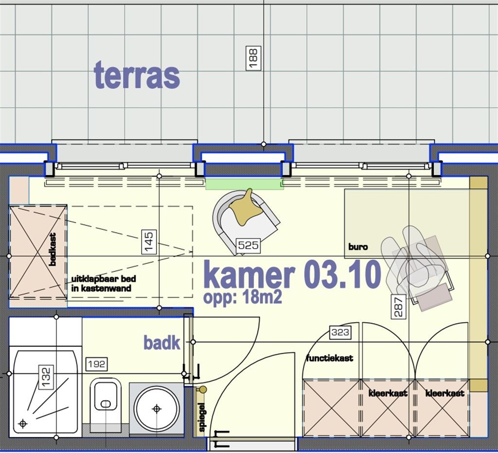 Dorm room for rent in LEUVEN