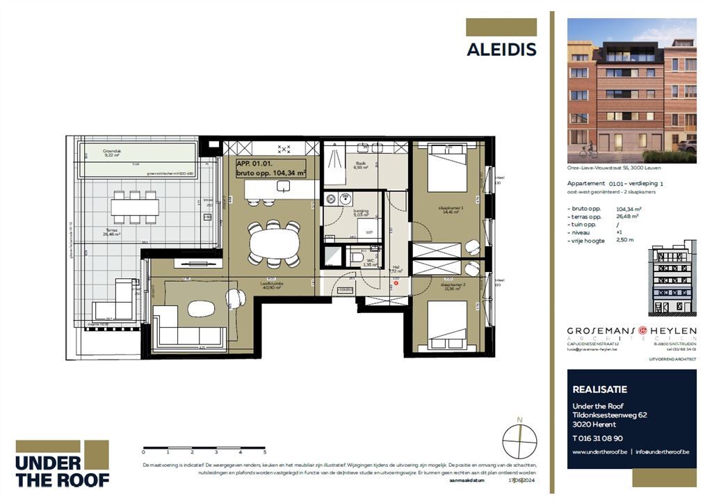 Nieuwbouw appartement te koop in LEUVEN