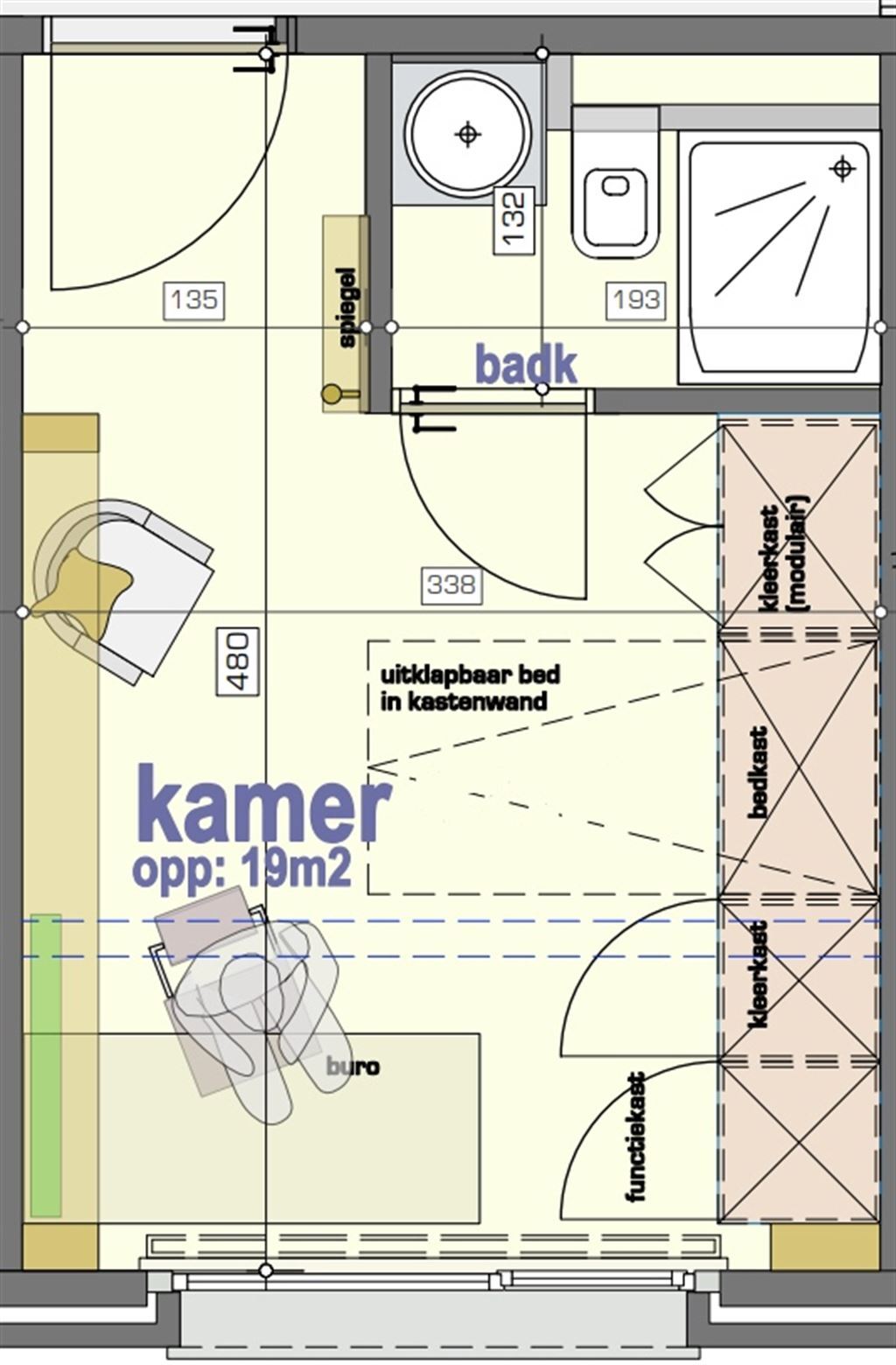 Studentenkamer te huur in LEUVEN